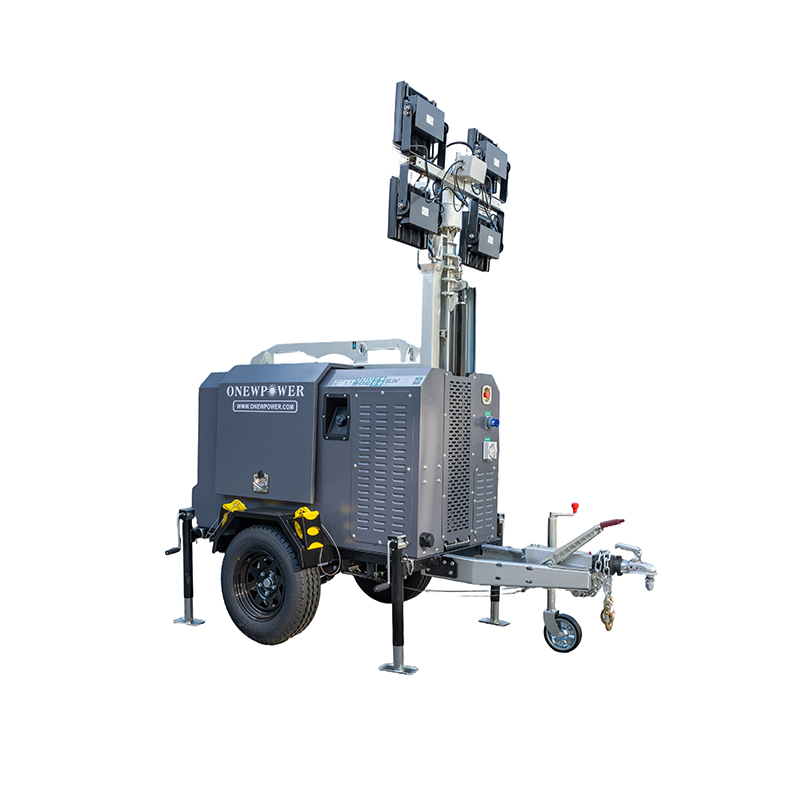 mobile flood light tower