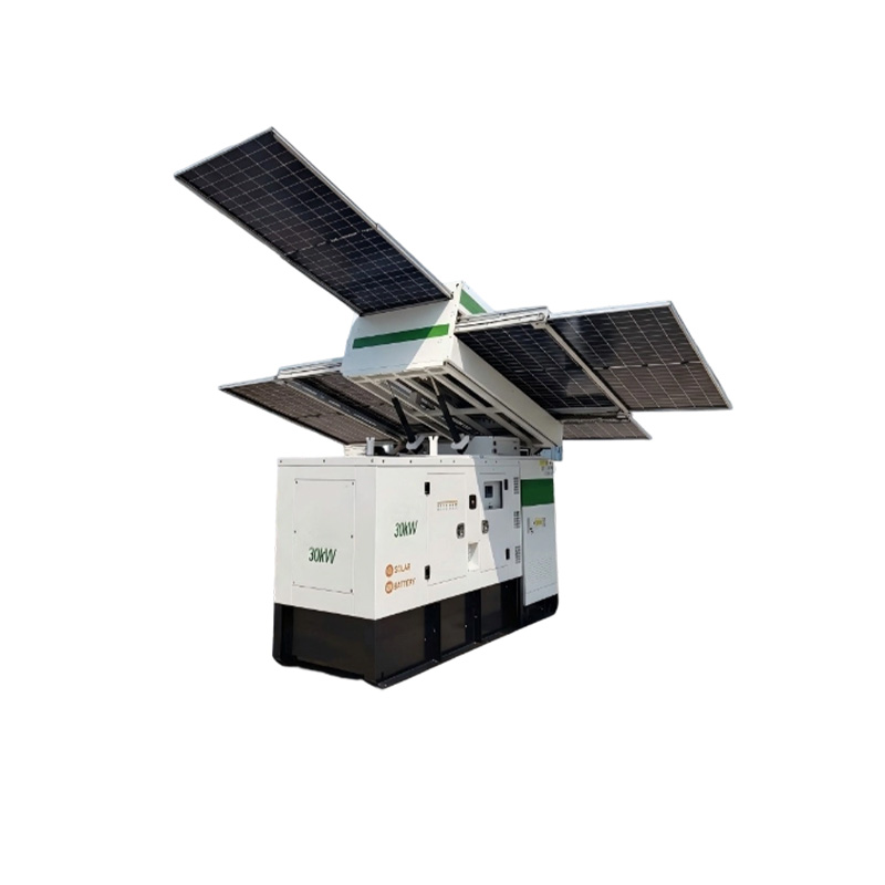 solar diesel hybrid generator system
